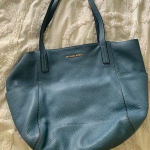 Robin blue soft leather MICHEAL KORS Tote